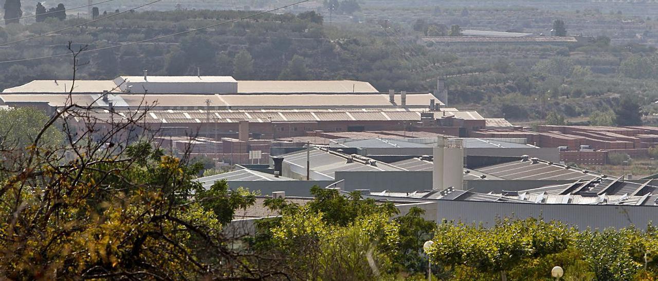 Empresas ubicadas en la zona industrial de Castelló de Rugat, en una imagen de archivo. | PERALES IBORRA