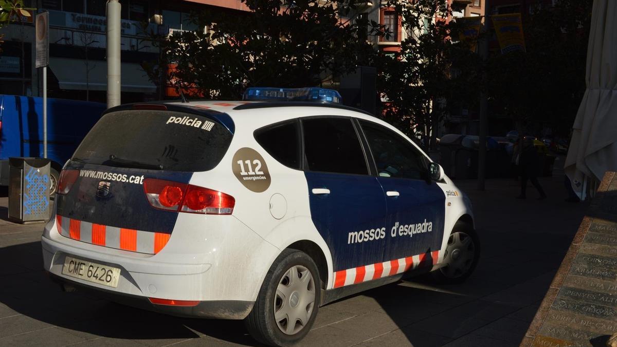 Un vehículo de los Mossos d'Esquadra.