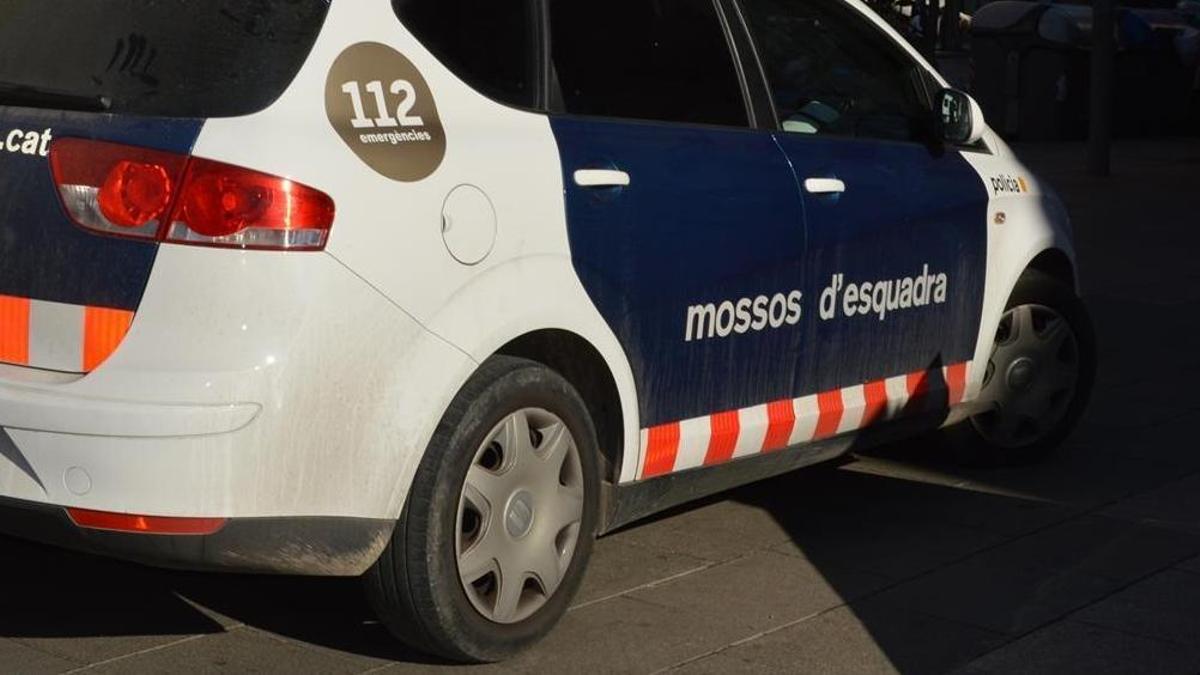 Un vehículo de los Mossos d&#039;Esquadra.