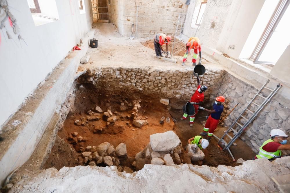 Visita a las obras del Parador de Turismo de Ibiza