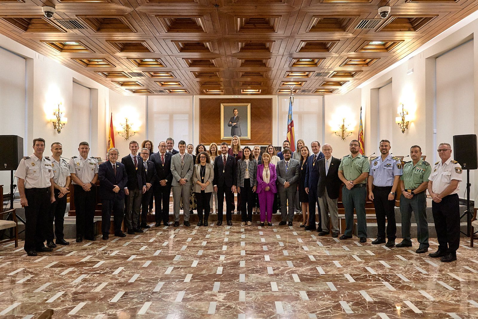 Las imágenes del acto institucional del 9 d'Octubre en Gandia