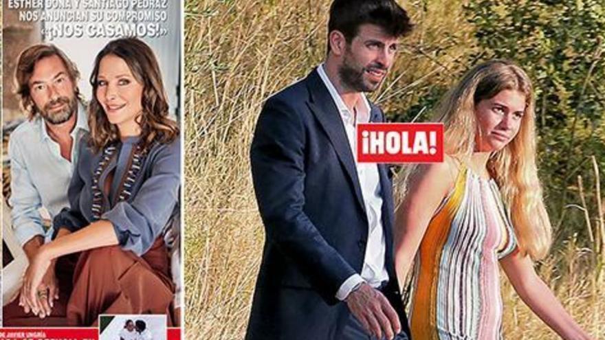 Piqué y su novia se fueron de boda