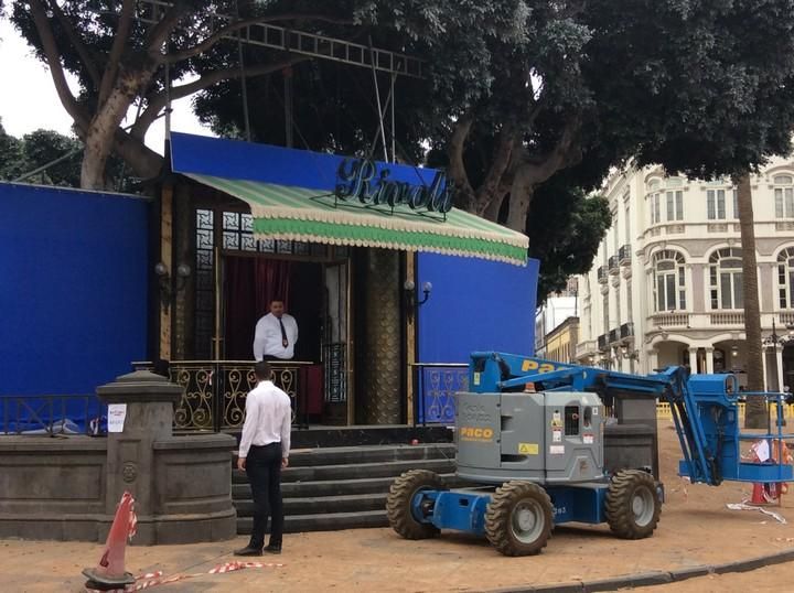 Decorados de ''Allied'' en Triana