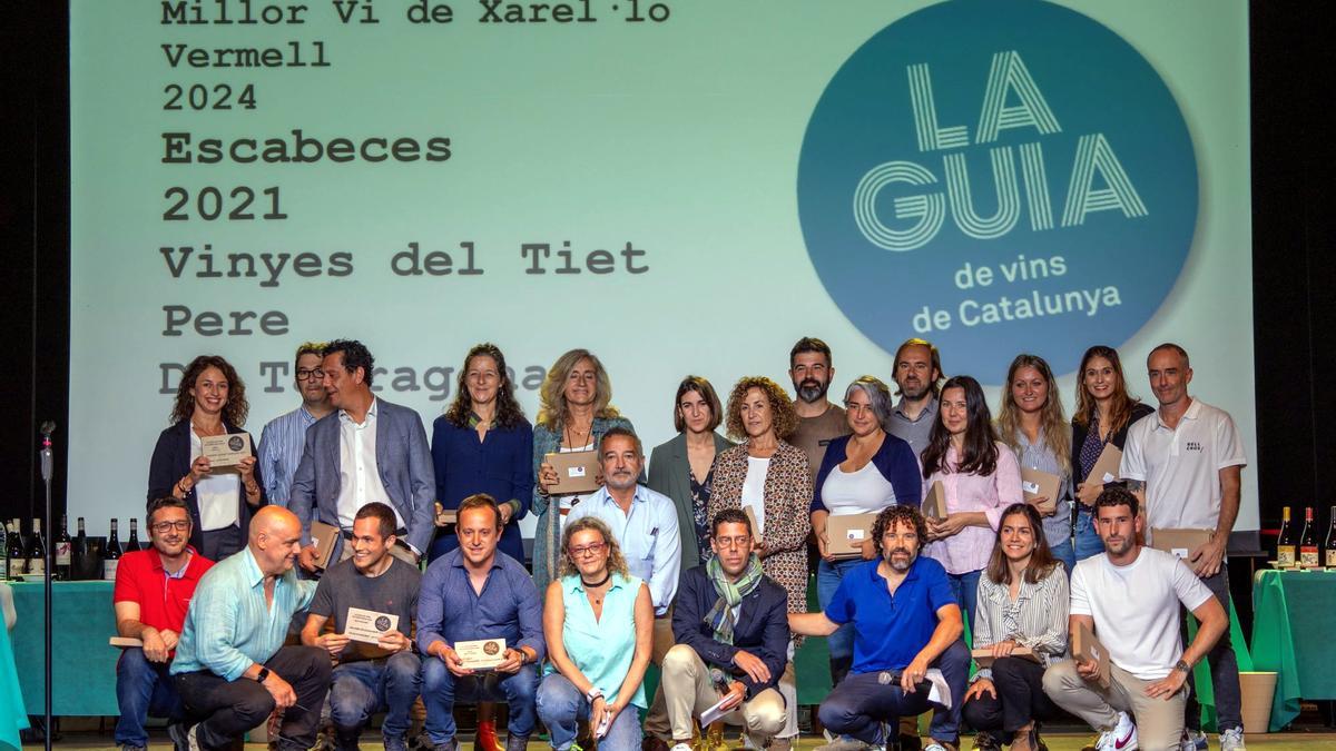 Els premis als millors vins a la Festa de la Guia de Vins de Catalunya