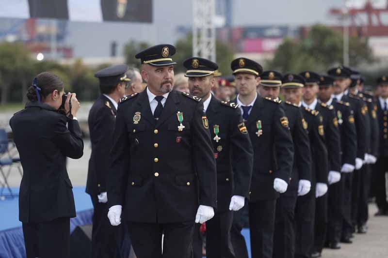 Celebración del día de la Policía Nacional en València