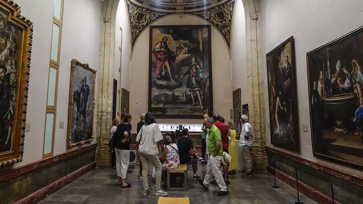 Visitantes en el Museo de Bellas Artes de Córdoba, en imagen de archivo.