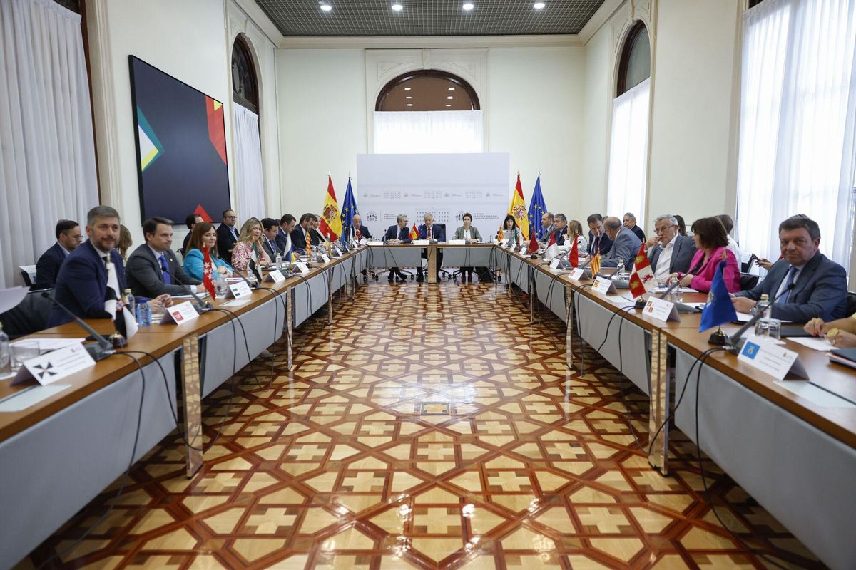 Reunión del comité preparatorio de la Conferencia de Presidentes, el pasado miércoles en Madrid.