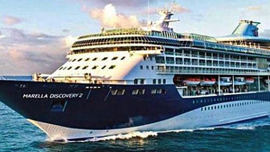 Imagen promocional del crucero, que tiene prevista para hoy su llegada a Ibiza.
