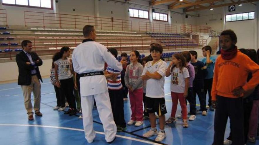 Artes marciales en las escuelas deportivas de Ponte Caldelas