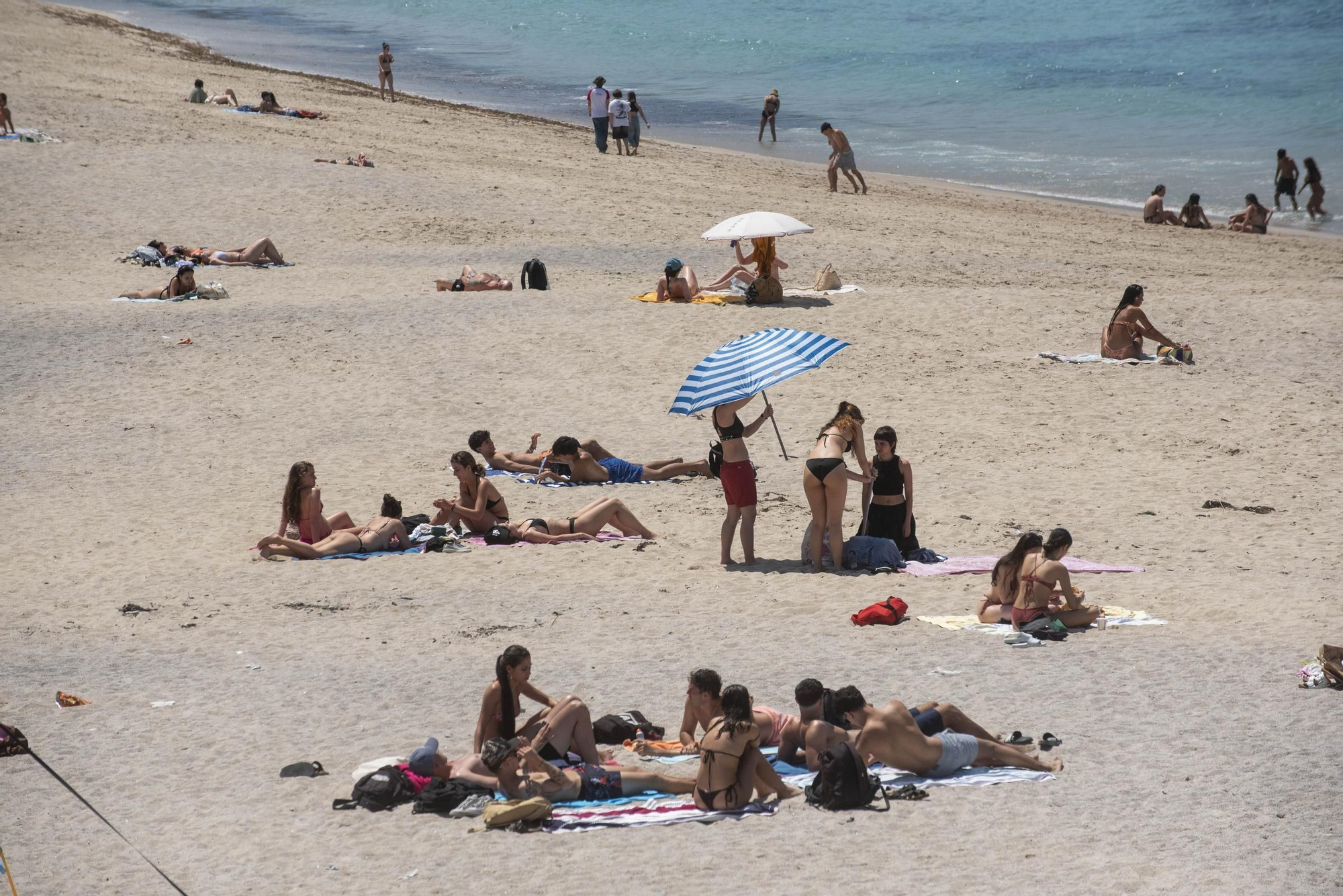 Día de playa en A Coruña