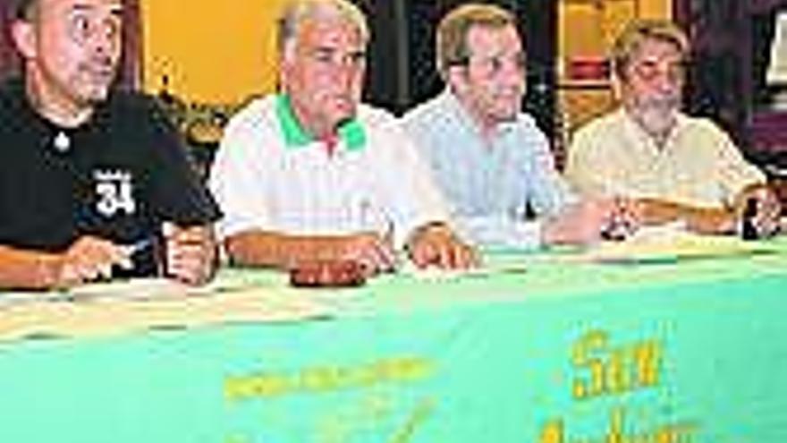 Los representantes de San Andrés.