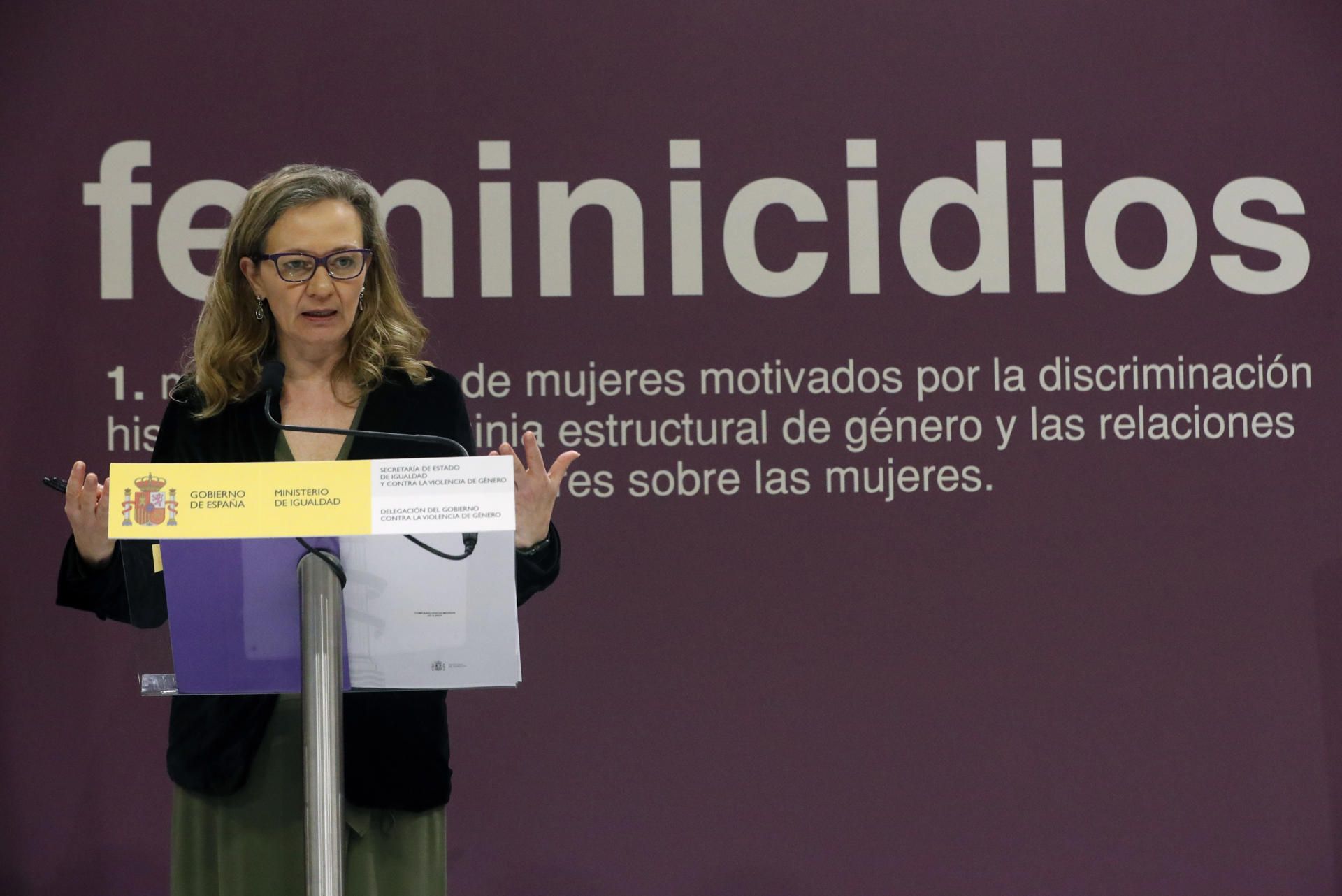 La delegada del Gobierno contra la Violencia de Género, Victoria Rosell, comparece este jueves para informar de los datos de feminicidios de 2022, los datos de violencia machista y del 016, y para valorar la situación de la violencia machista en España y las políticas que se están llevando a cabo.