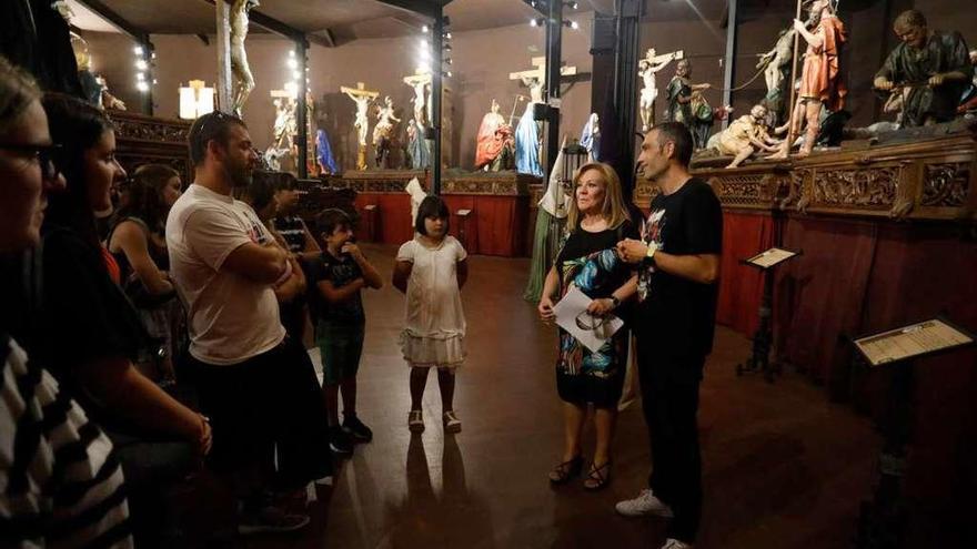 Isabel García, en el Museo de Semana Santa, durante una actividad.