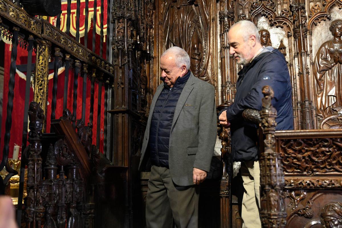 Visita del consejero de Cultura Gonzalo Santonja y del presidente de las Edades del Hombre Abilio Martínez Varea por la XXVIII edición de las Edades del Hombre