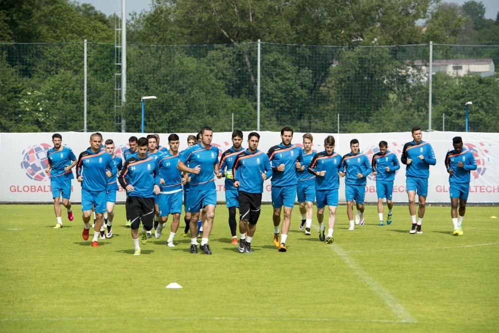 Entrenamiento del Real Oviedo