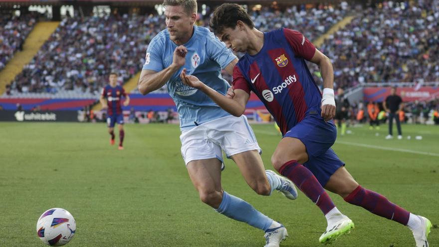 Así se fraguó la victoria del Barcelona ante el Celta en Montjuic (3-2)