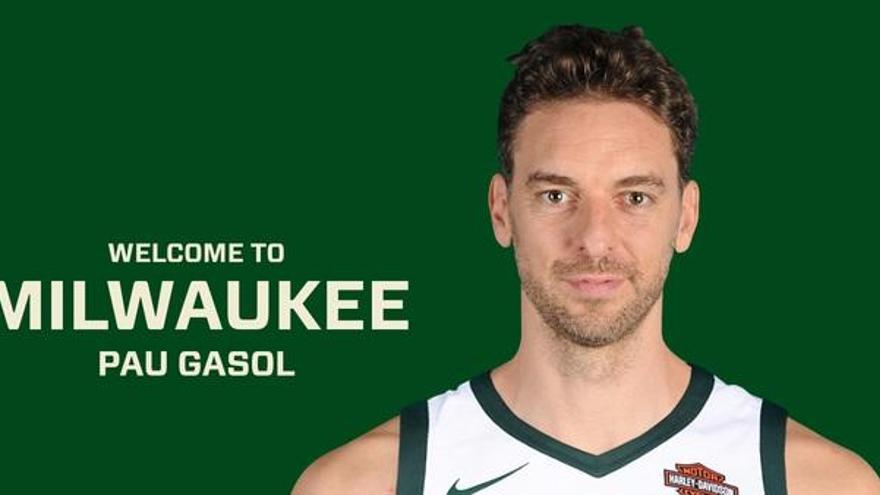 Pau Gasol llega a los Bucks para &quot;luchar por el anillo&quot;.