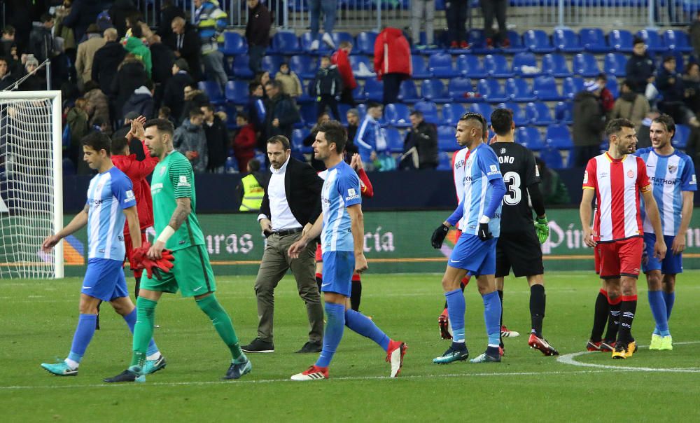 Les millors imatges del Màlaga - Girona (0-0)