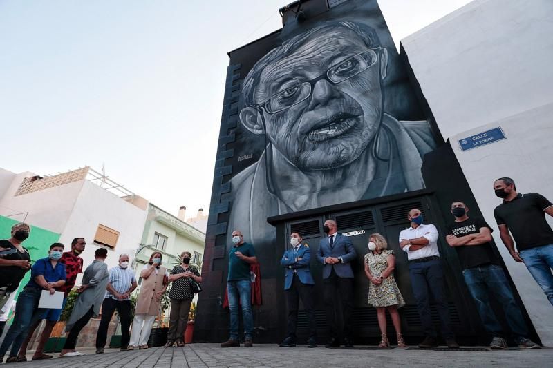 Presentación oficial del mural dedicado a Andrés Domínguez Baute “Andresito”