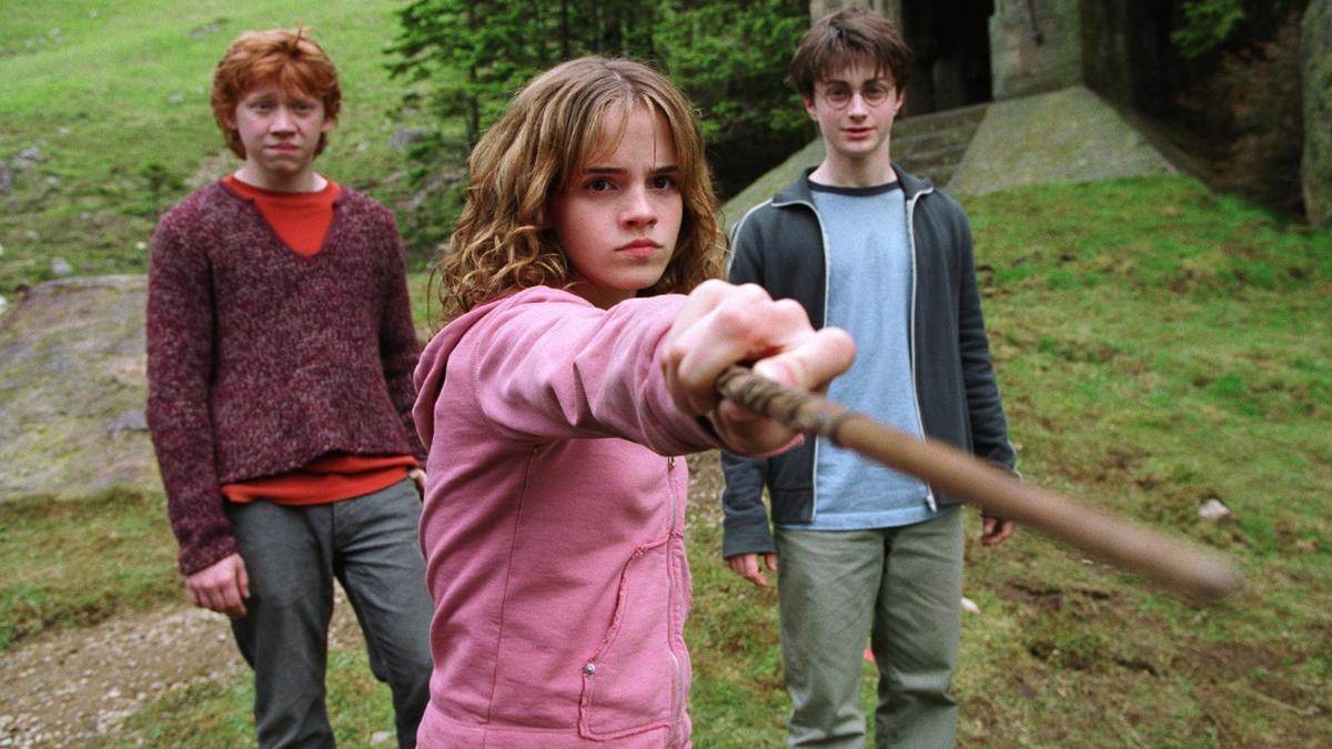 Harry Potter, Hermione y Ron en una escena de &#039;Harry Potter y el prisionero de Azkabán&#039;.
