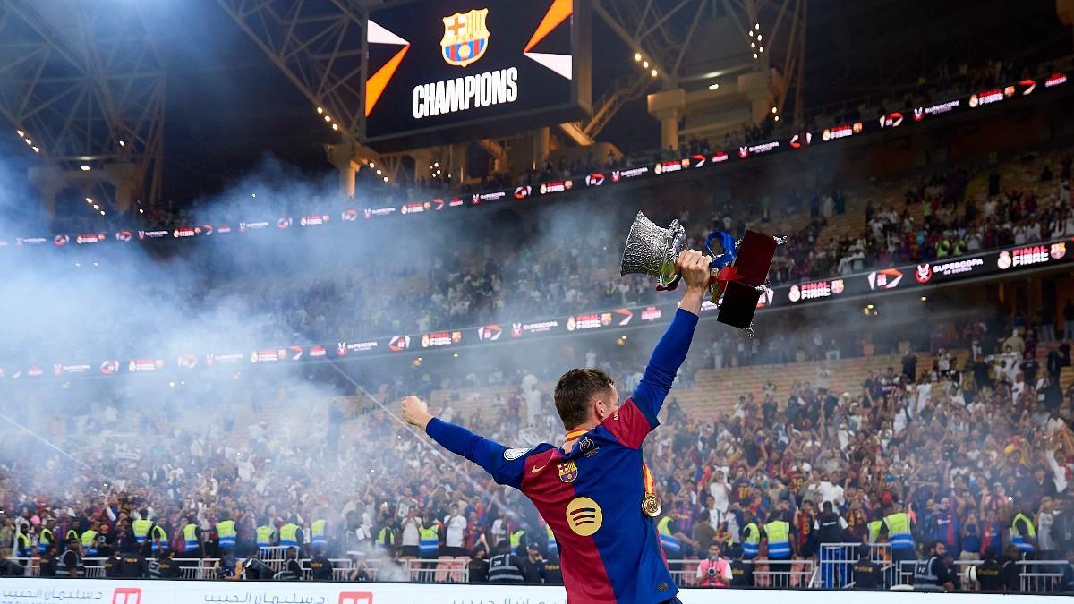 Casadó celebró con euforia la Supercopa 2025