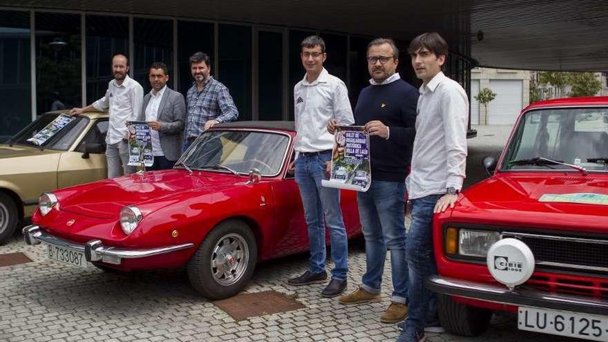 Imagen de la presentación del evento, ayer, ante el consistorio lalinense. // Bernabé/Ana Agra