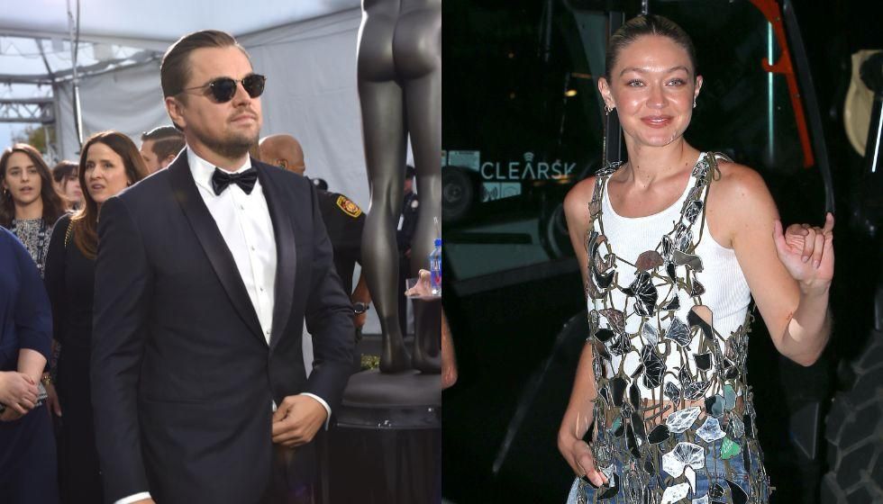 Gigi Hadid y Leonardo DiCaprio