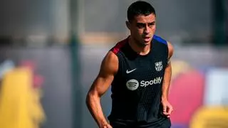 Pedri vuelve a entrenarse y apunta a Mestalla