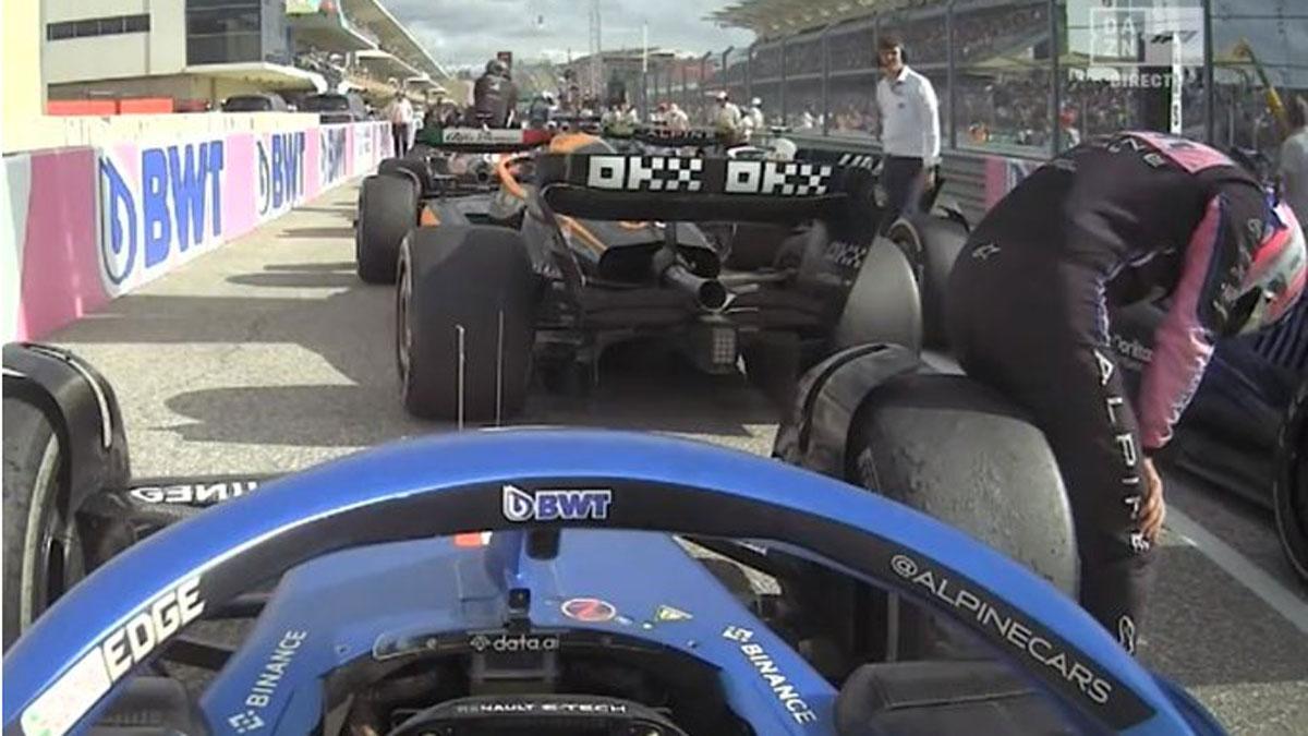 Alonso, exhausto y con el "miedo en el cuerpo" tras su épica remontada en Austin después del impacto con Stroll