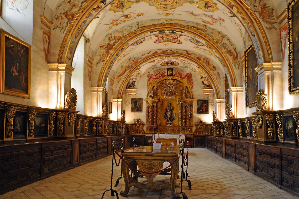 La sacristía del Monasterio de Yuso en San Millán de la Cogolla