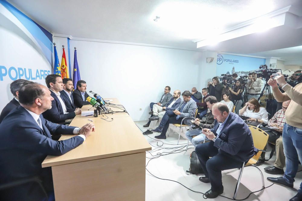 Visita del secretario general del PP nacional, Teodoro García Egea a Orihuela