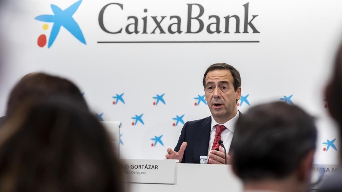 El consejero delegado de CaixaBank  Gonzalo Gortazar