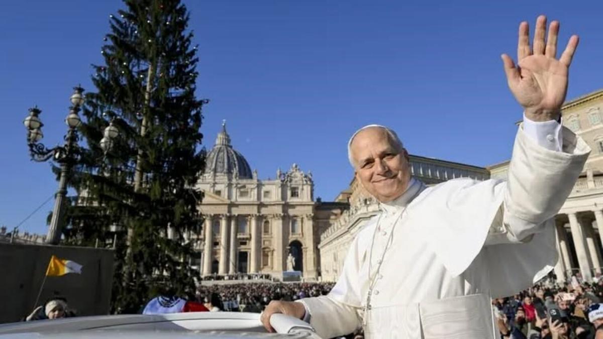 El papa León XIV, en el Vaticano.