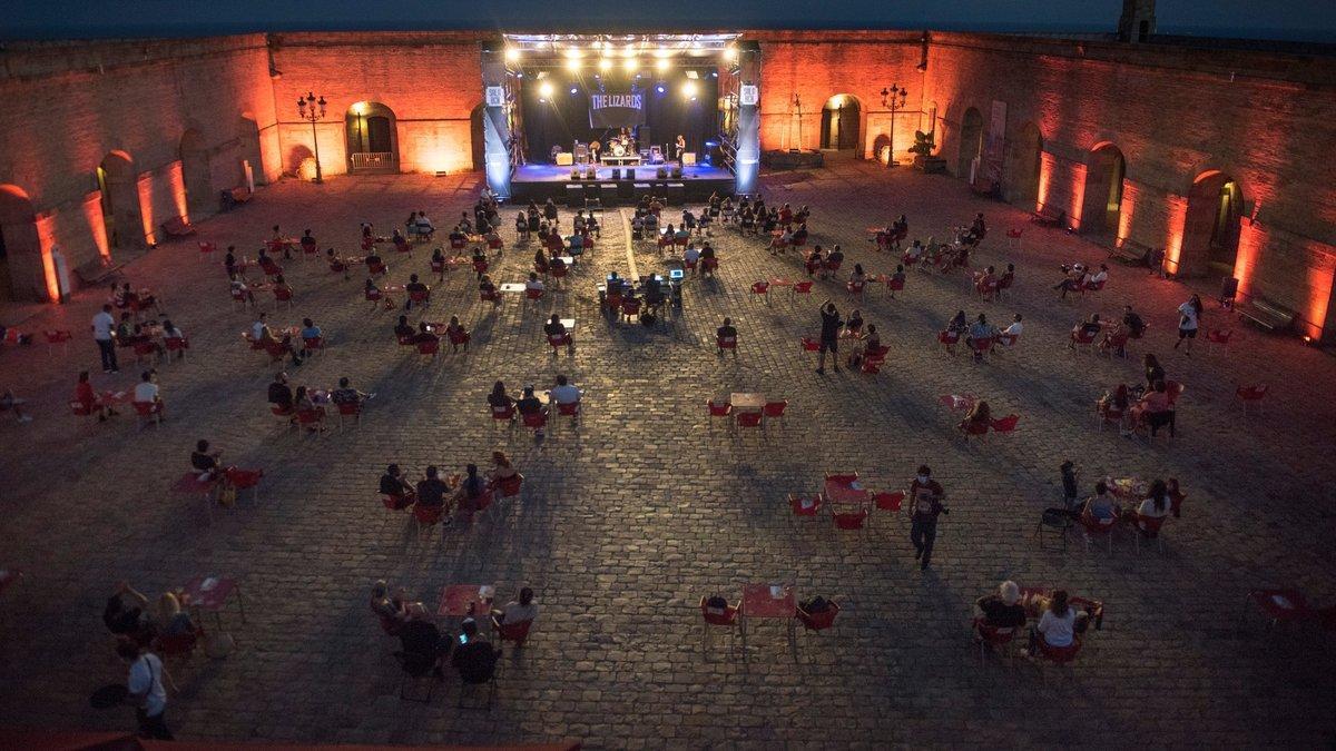 Uno de los conciertos enmarcados dentro del Festival Sala BCN, el 6 de agosto del 2020, en el Castell de Montjuïc