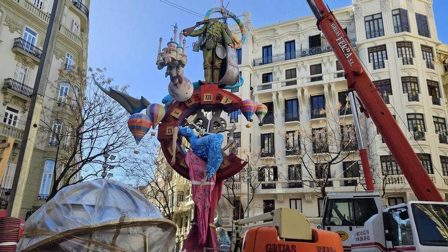 La Inspección de Trabajo irrumpe en la &quot;plantà&quot; de las Fallas de la Sección Especial