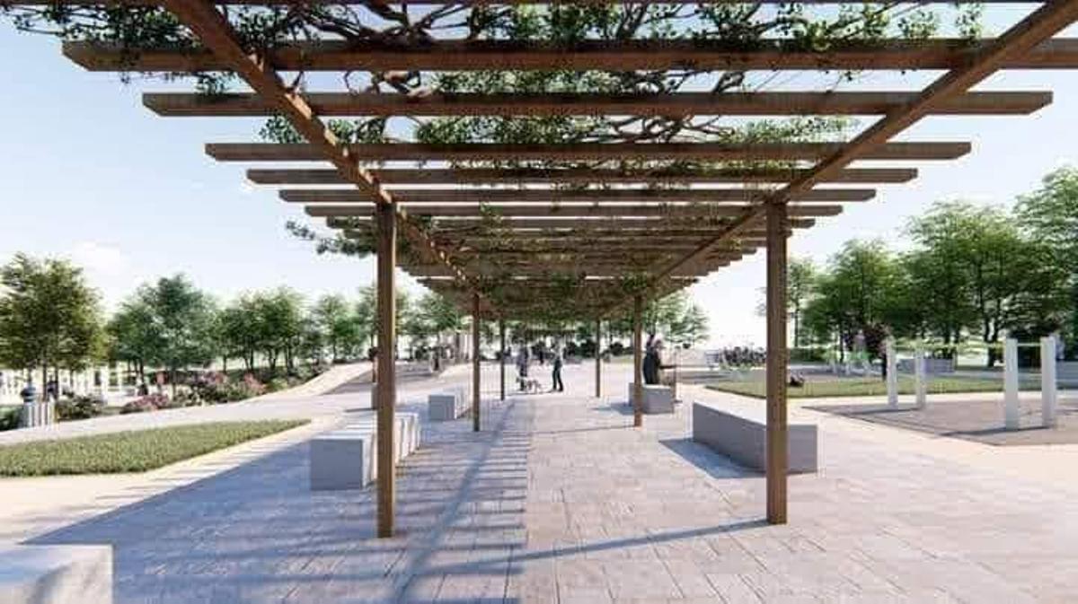 Zonas de la plaza pública