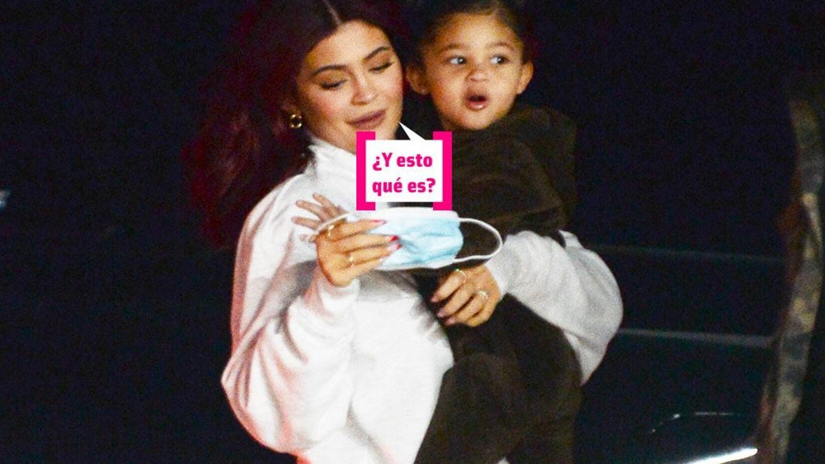 Kylie Jenner con su hija, Stormi Webster