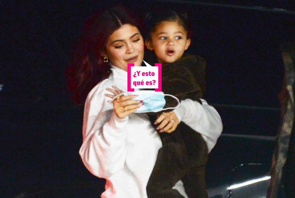 Kylie Jenner con su hija, Stormi Webster