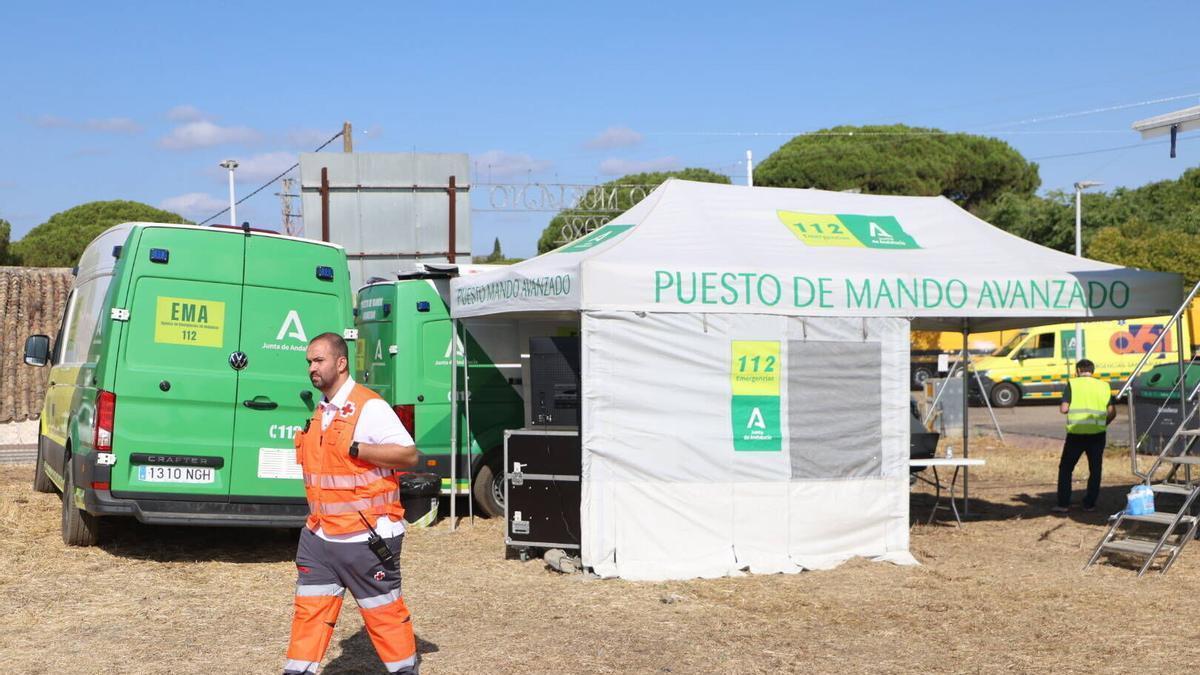 Cerro Muriano recupera la feria tras estabilzarse el incendio.