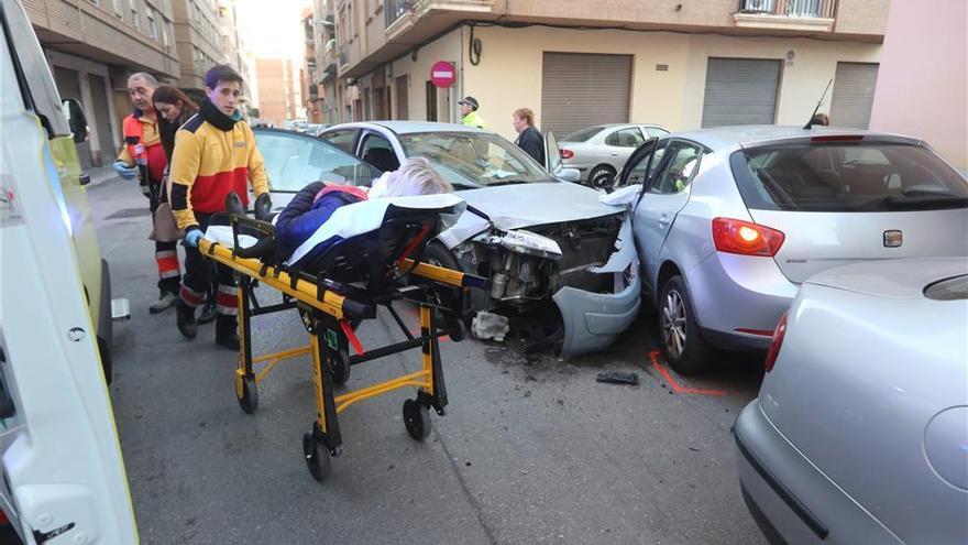 Accidente con atrapados en Almassora