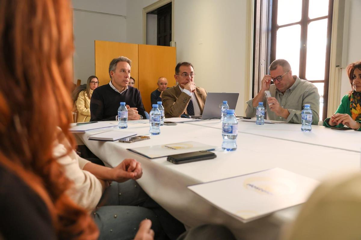 Reunión de coordinación de la Agenda de Eventos de Lorca, celebrada este jueves.