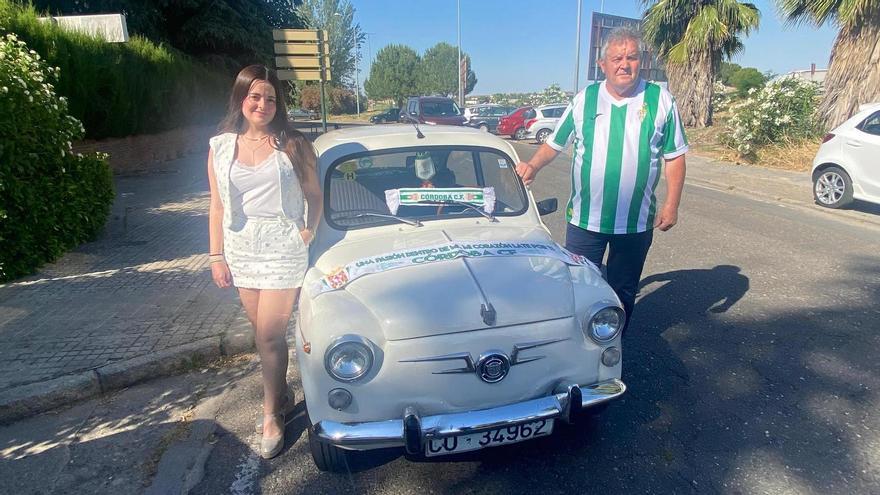 María Duque y Francisco Muñoz, dos autores de historias de carretera por el Córdoba CF.