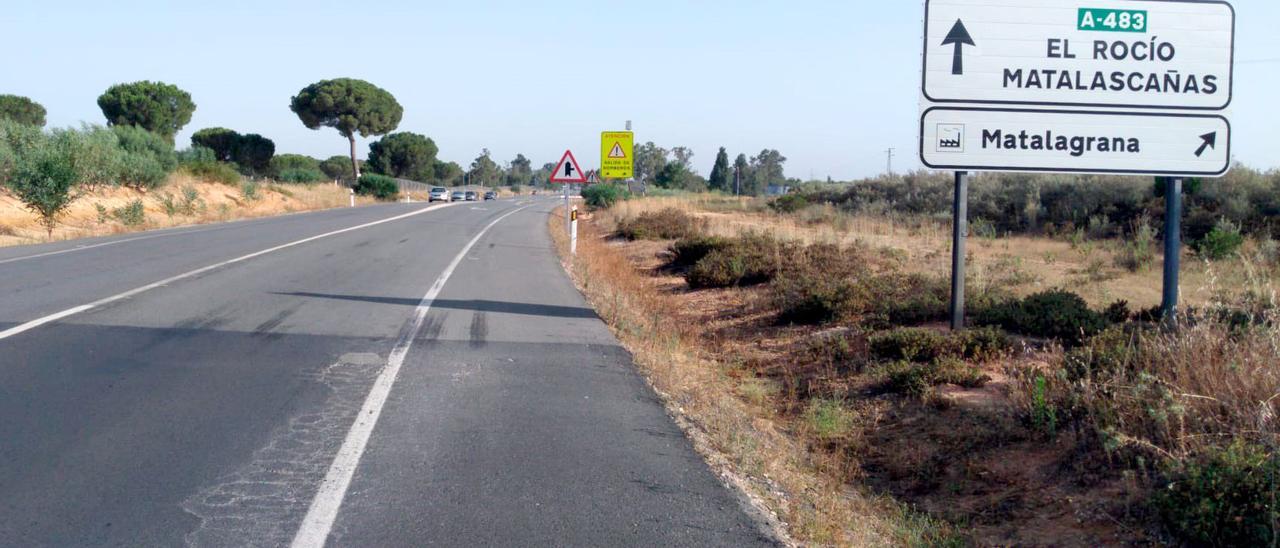 El tercer carril entre Almonte y El Rocío costará 25 millones de euros y será reversible