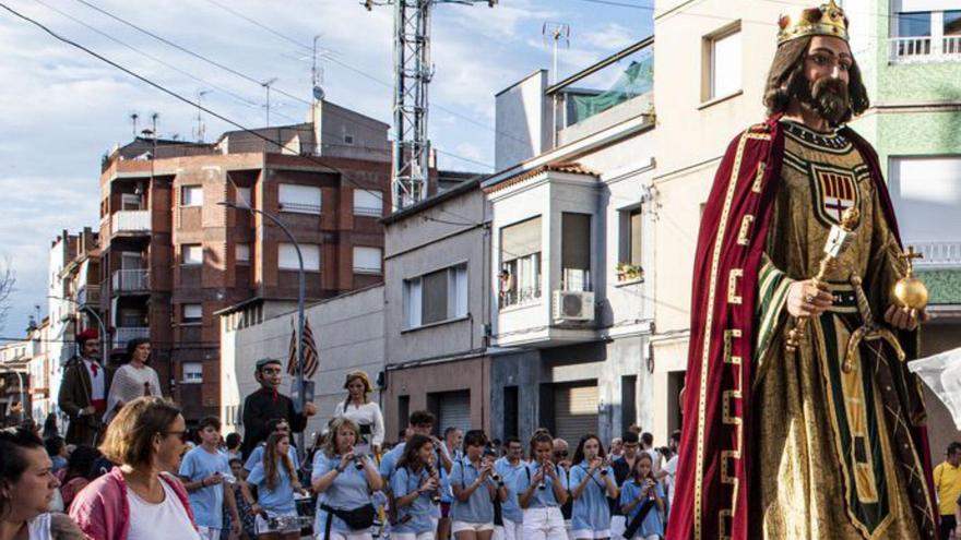 Moment de la cercavila, ahir a Sant Joan | OSCAR BAYONA