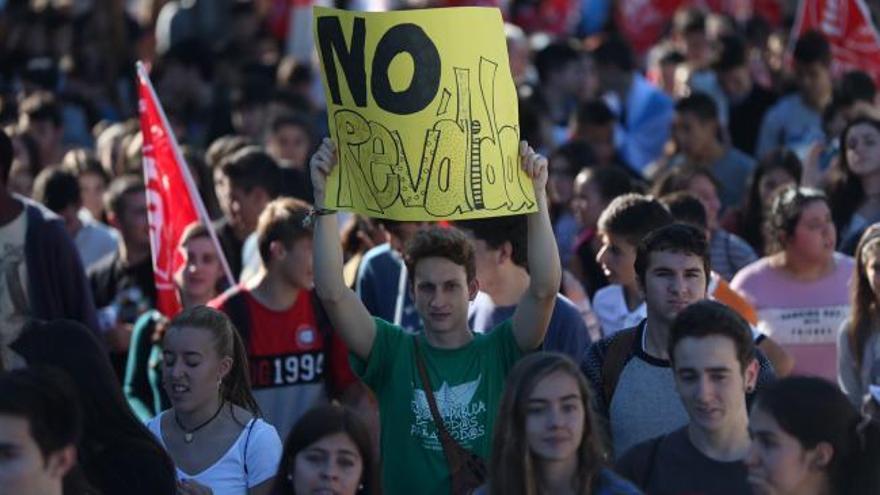 Huelga en Vigo  contra la Lomce y la reválida