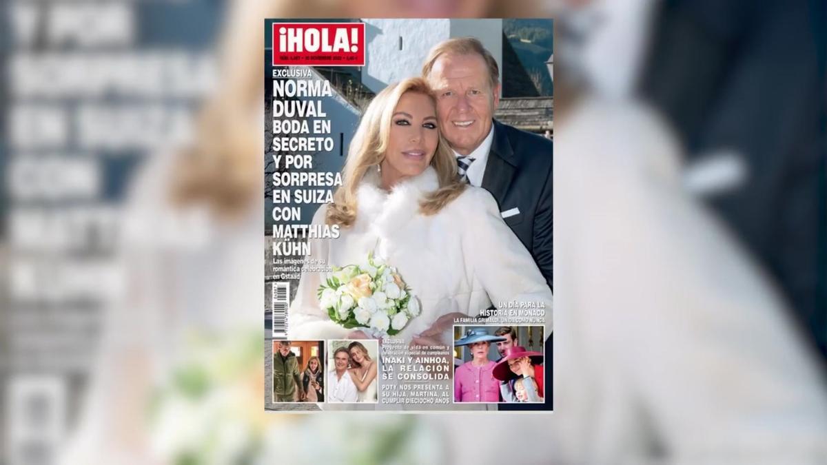 Norma Duval y Matthias Kühn, boda secreta y por sorpresa en Los Alpes