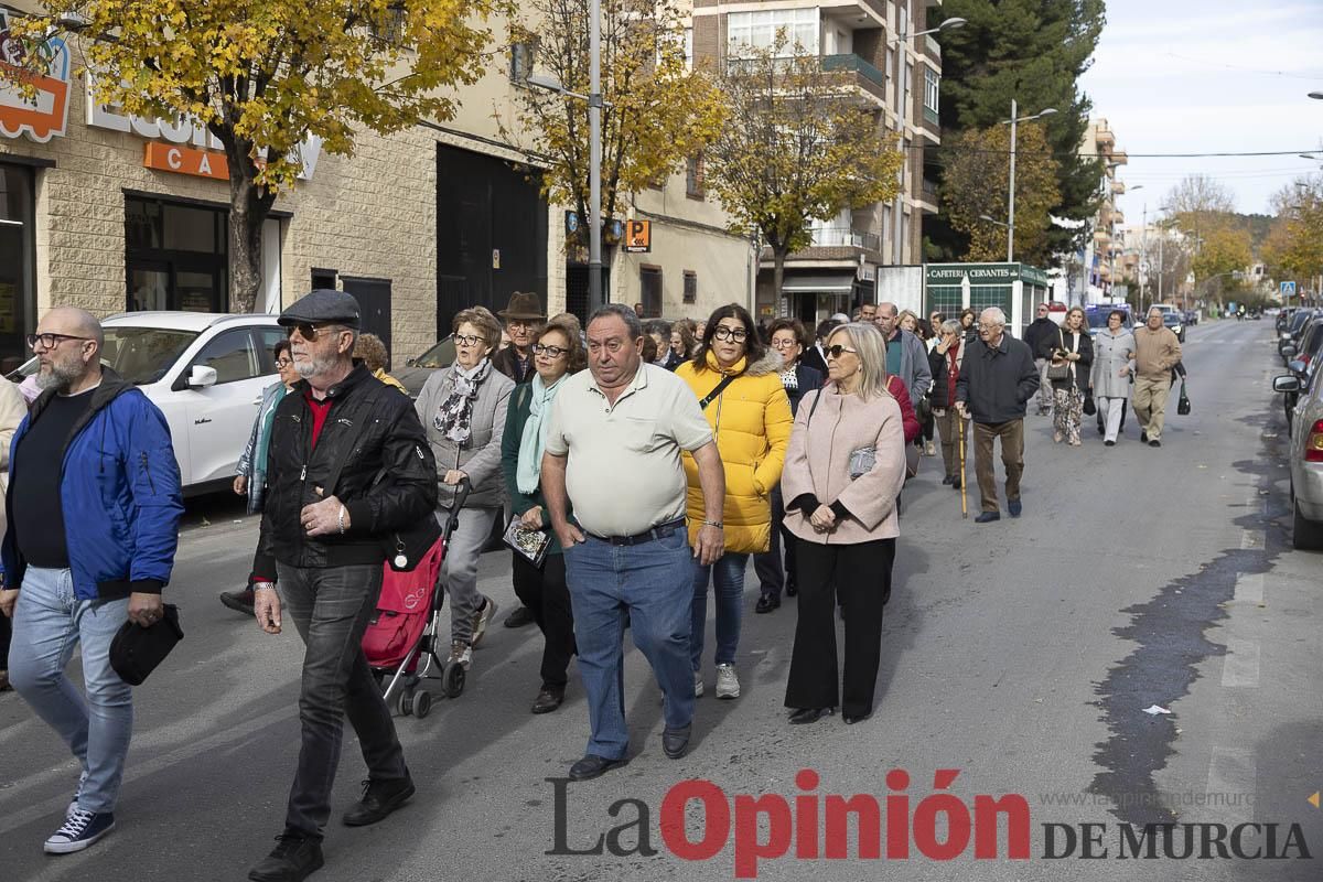 Así ha sido el traslado del cuatro y la reliquia de Santa Teresa de Jornet desde el Asilo hasta la Parroquia de la Concepción en Caravaca