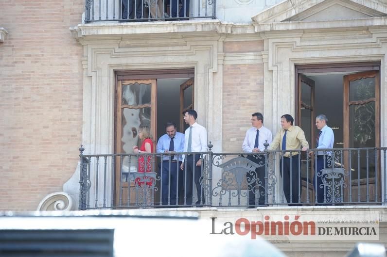 Cae parte del ficus de Santo Domingo en Murcia