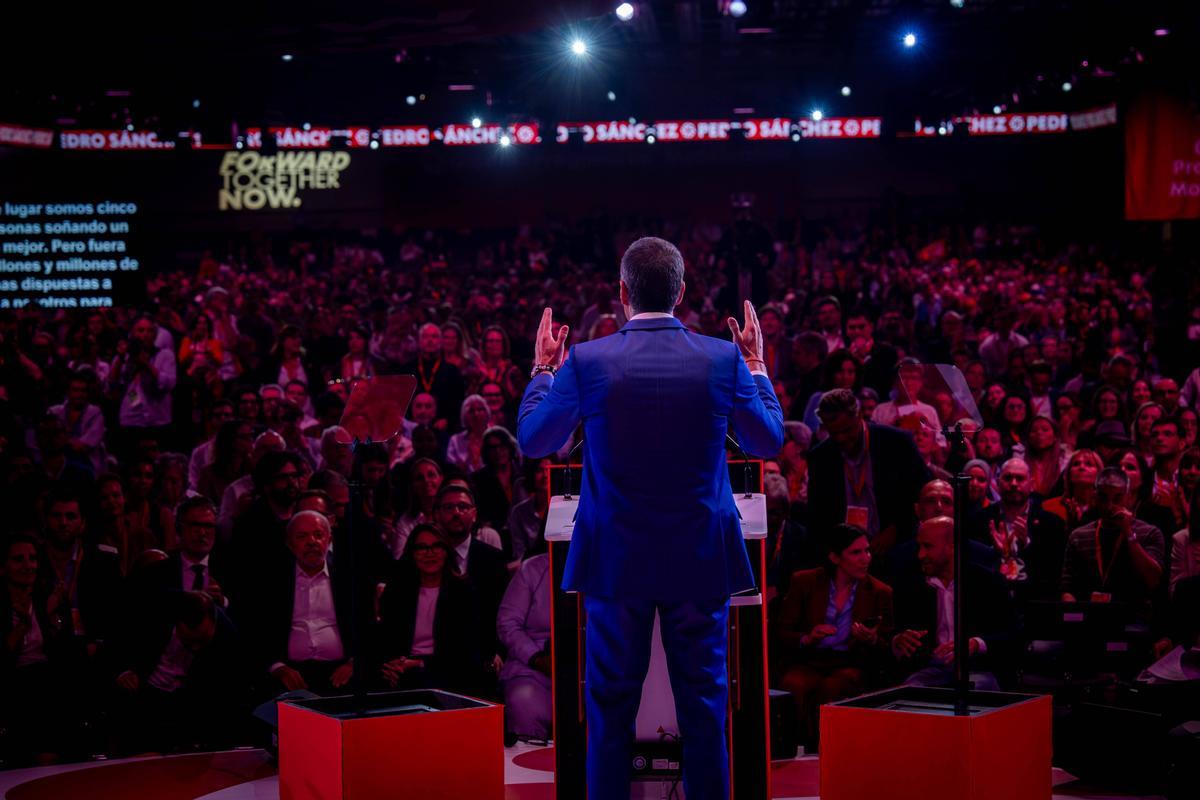 Sesión plenaria de líderes mundiales de la GMP. Intervención de Pedro Sánchez Sesión plenaria de líderes mundiales de la GMP. Intervención de Pedro Sánchez