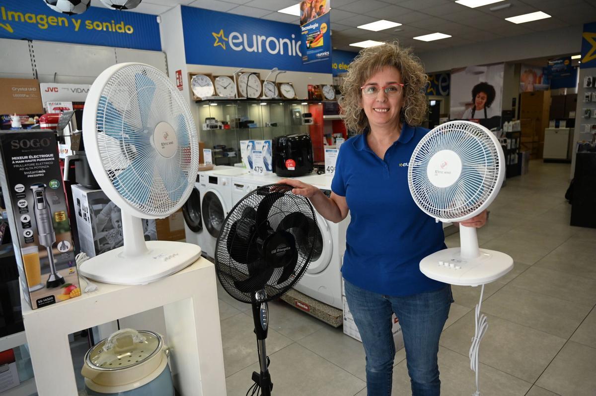 PONTEVEDRA.Venta de ventiladores en esta ola de calor